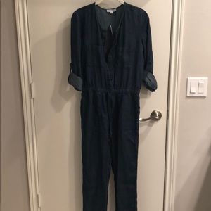 LOFT Denim Jumpsuit! Never been worn! Size XS
